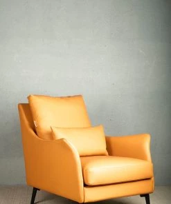 The-Golden-Triangle-India Sale Oscar Orange Accent Chair - Orange