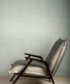 The-Golden-Triangle-India Maeve Metallic Accent Chair - Grey