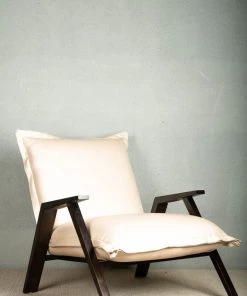 The-Golden-Triangle-India Maeve Metallic Accent Chair - Beige