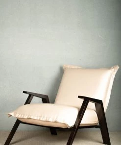 The-Golden-Triangle-India Maeve Metallic Accent Chair - Beige