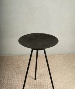 The-Golden-Triangle-India Raro - Side Table - Black Furniture