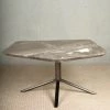 The-Golden-Triangle-India Furniture Minimo - Marble And Metal Side Table