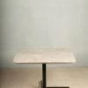 The-Golden-Triangle-India Fino - Marble And Metal Side Table - Beige Furniture
