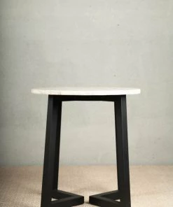 The-Golden-Triangle-India Furniture Bosque - Marble Circle Side Table