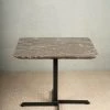 The-Golden-Triangle-India Fino - Marble And Metal Side Table - Brown