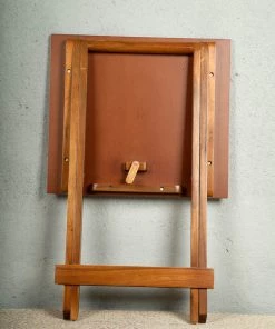 The-Golden-Triangle-India Floral Ornament Wooden Foldable Table