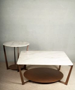 The Golden Triangle India Elio Coffee Table - Set Of 2