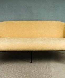 The Golden Triangle India Furniture Adler Yellow Sofa