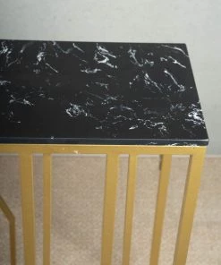 The-Golden-Triangle-India Aldus Console Table - Black