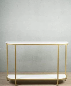 The-Golden-Triangle-India Console Tables Jeno Console Table - White