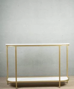 The-Golden-Triangle-India Console Tables Jeno Console Table - White