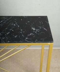 The-Golden-Triangle-India Brizio Console Table - Black