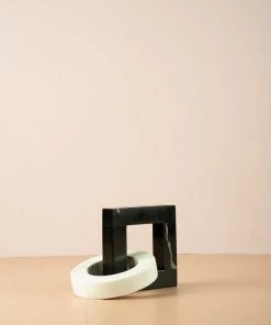 The-Golden-Triangle-India Artefacts Black And White Marble Bracelet