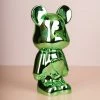 The-Golden-Triangle-India Artefacts Tedd - Metallic Teddy Bear - Green