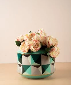 The Golden Triangle India Riviera Ceramic Vase - Small Vases