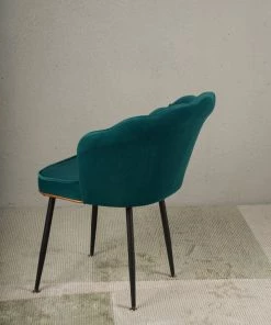 The-Golden-Triangle-India Furniture Vanity Bow Chair - Green