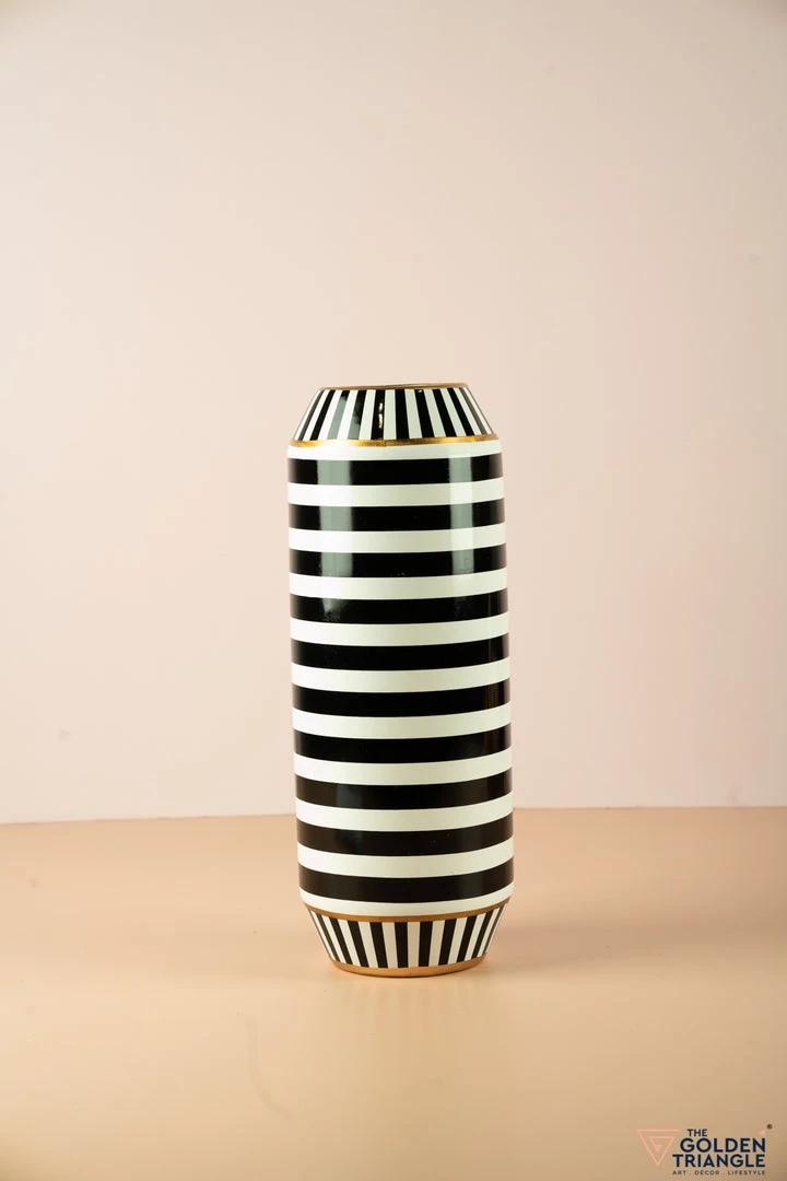 The Golden Triangle India Vases Kairos Ceramic Vase - Tall 3 The Golden Triangle India Vases Kairos Ceramic Vase - Tall