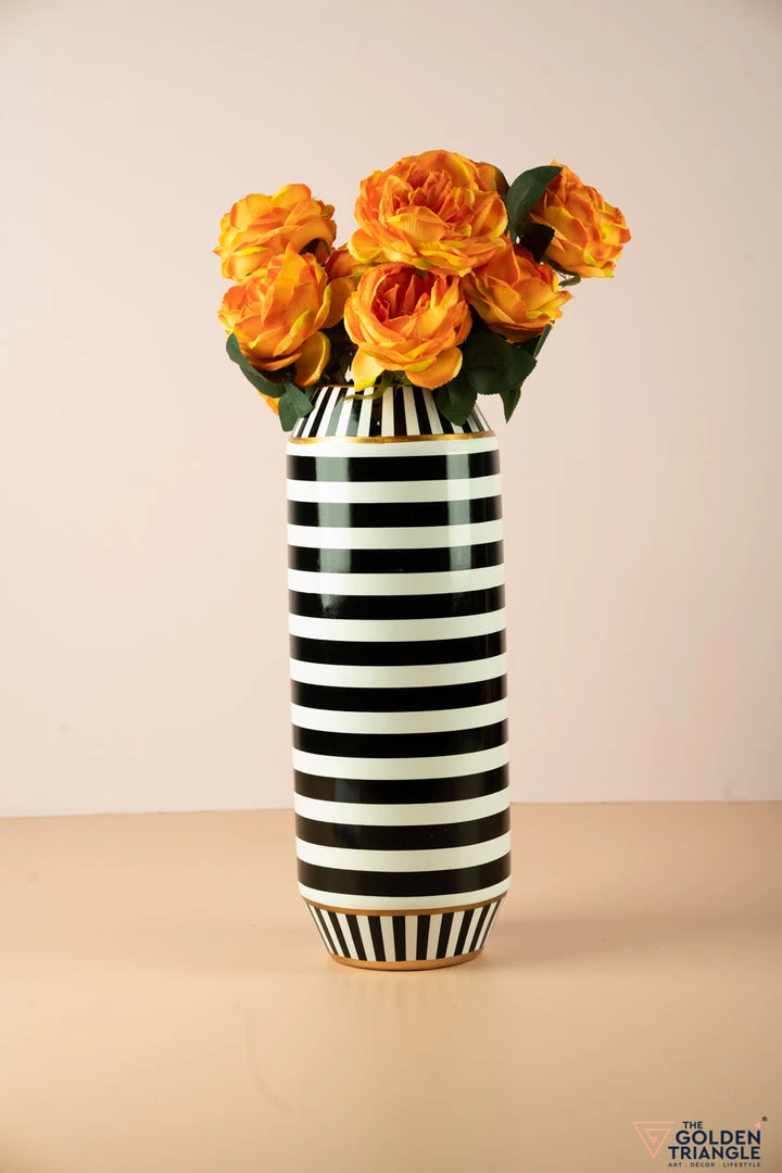 The Golden Triangle India Vases Kairos Ceramic Vase - Tall 4 The Golden Triangle India Vases Kairos Ceramic Vase - Tall