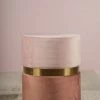 The-Golden-Triangle-India Cocktail Pouffe - Blush And Pink