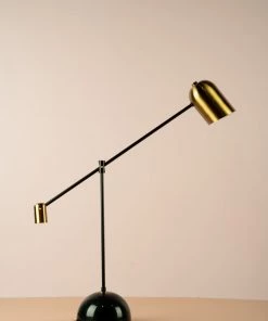The-Golden-Triangle-India Jane Table Lamp - Black