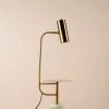 The-Golden-Triangle-India Lights & Lamps Griffith Table Lamp With A Stand - White 1 The-Golden-Triangle-India Lights & Lamps Griffith Table Lamp With A Stand - White