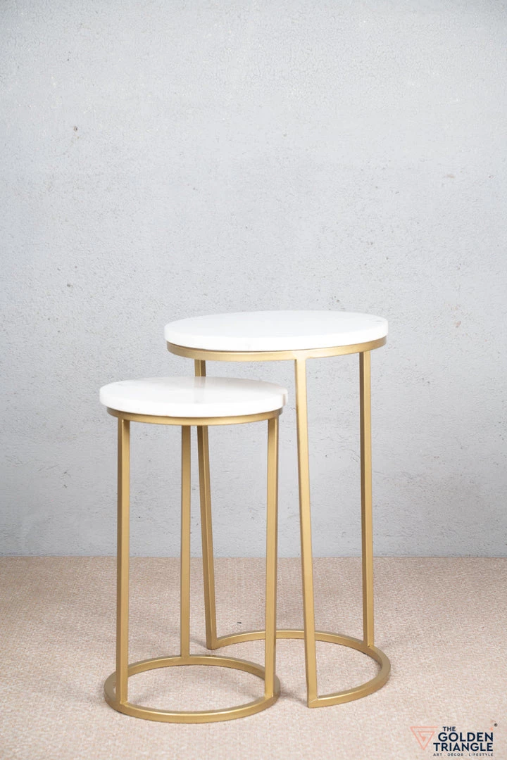 The-Golden-Triangle-India Alza - Nesting Table (set Of 2) Furniture 3 The-Golden-Triangle-India Alza - Nesting Table (set Of 2) Furniture