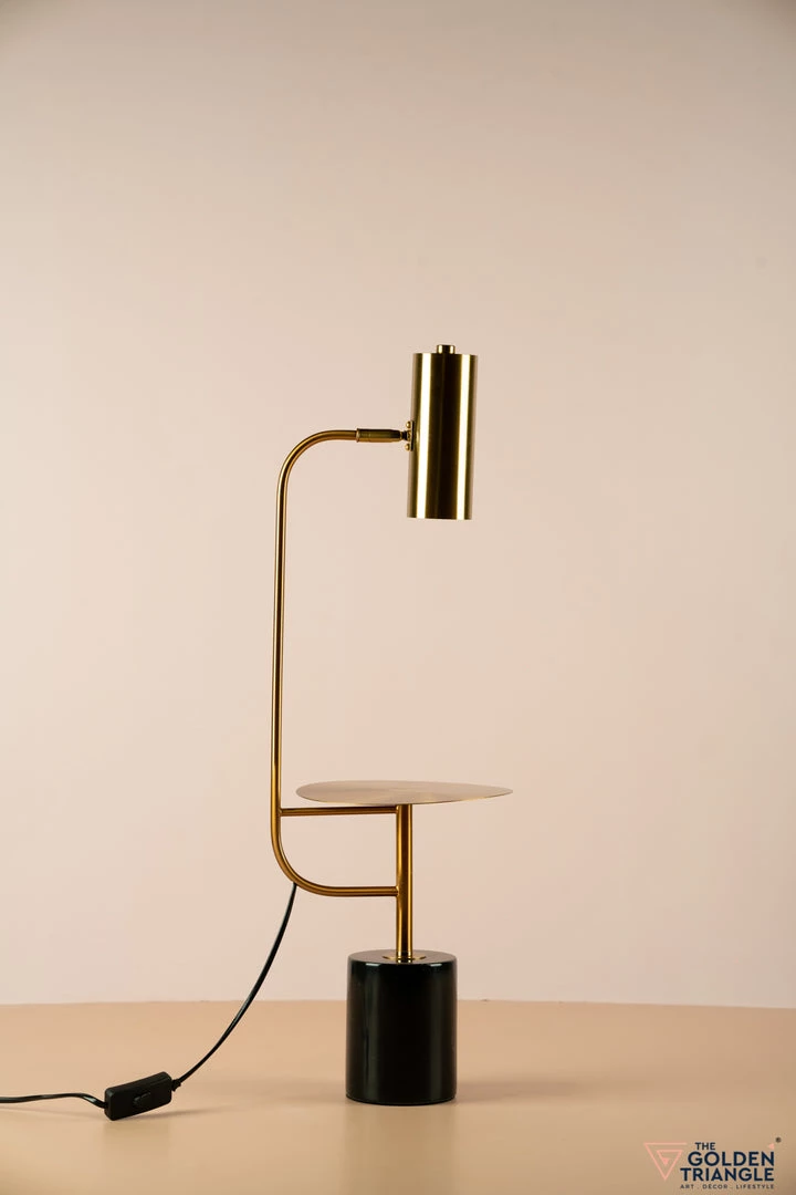 The-Golden-Triangle-India Griffith Table Lamp With A Stand - Black Lights & Lamps 4 The-Golden-Triangle-India Griffith Table Lamp With A Stand - Black Lights & Lamps