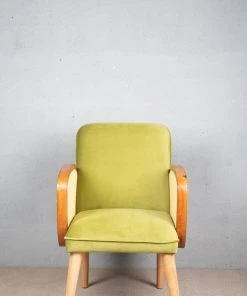 The Golden Triangle India Baxter Rattan Chair - Green