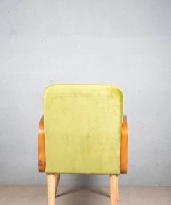 The Golden Triangle India Baxter Rattan Chair - Green