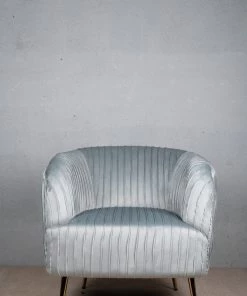 The Golden Triangle India Bertie Pleated Accent Chair