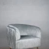 The Golden Triangle India Bertie Pleated Accent Chair