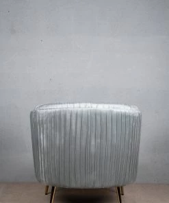 The Golden Triangle India Bertie Pleated Accent Chair