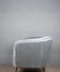 The Golden Triangle India Bertie Pleated Accent Chair