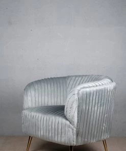 The Golden Triangle India Bertie Pleated Accent Chair