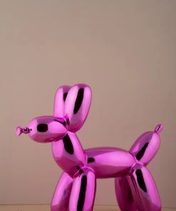 The-Golden-Triangle-India Chien Balloon Dog - Metallic Pink - Medium