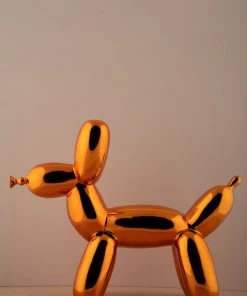 The-Golden-Triangle-India Artefacts Chien Balloon Dog - Metallic Orange - Medium