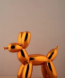 The-Golden-Triangle-India Artefacts Chien Balloon Dog - Metallic Orange - Medium