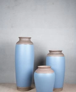 The-Golden-Triangle-India Vases Rimini Ceramic Floor Vase