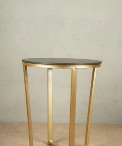 The-Golden-Triangle-India Axel Side Table - Black And Gold Furniture 7 The-Golden-Triangle-India Axel Side Table - Black And Gold Furniture