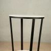 The-Golden-Triangle-India Furniture Cruz Side Table - Black And White