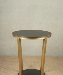 The-Golden-Triangle-India Cruz Side Table - Black And Gold Furniture 7 The-Golden-Triangle-India Cruz Side Table - Black And Gold Furniture