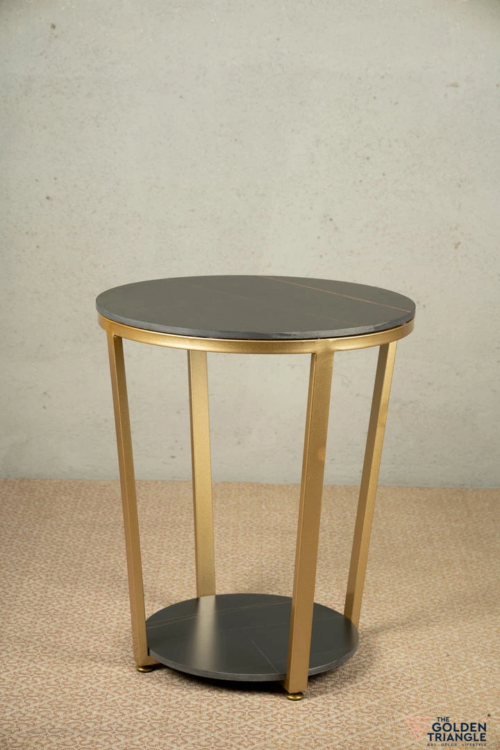 The-Golden-Triangle-India Cruz Side Table - Black And Gold Furniture 3 The-Golden-Triangle-India Cruz Side Table - Black And Gold Furniture