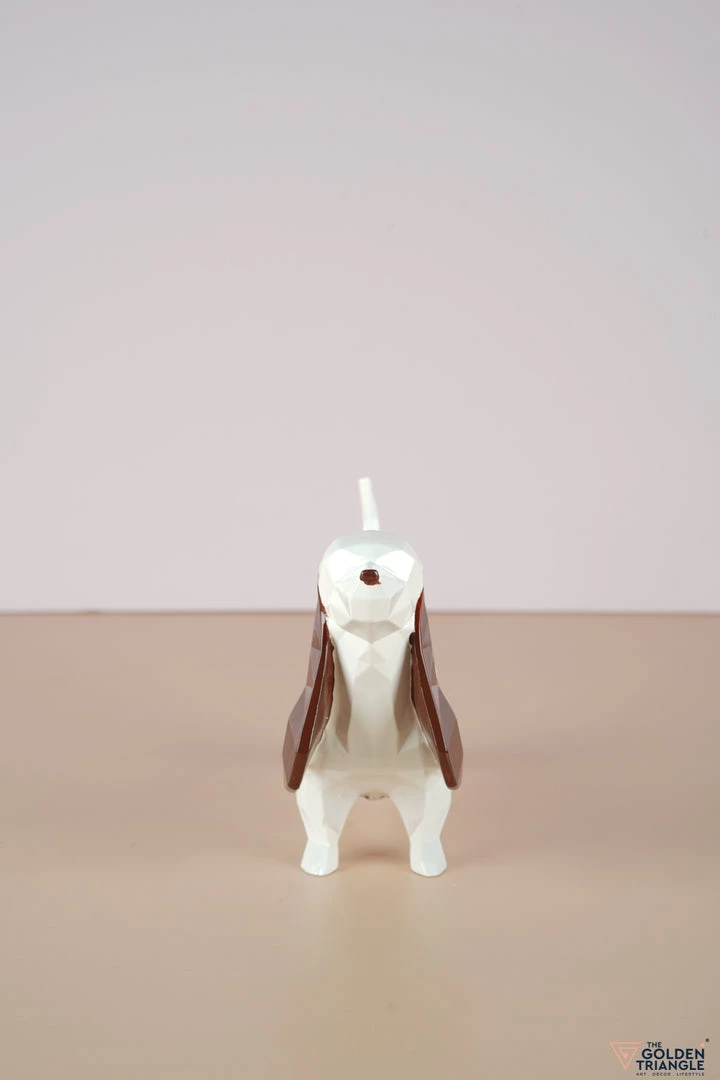 The Golden Triangle India Artefacts Dachshund Dog Figurine - White 4 The Golden Triangle India Artefacts Dachshund Dog Figurine - White