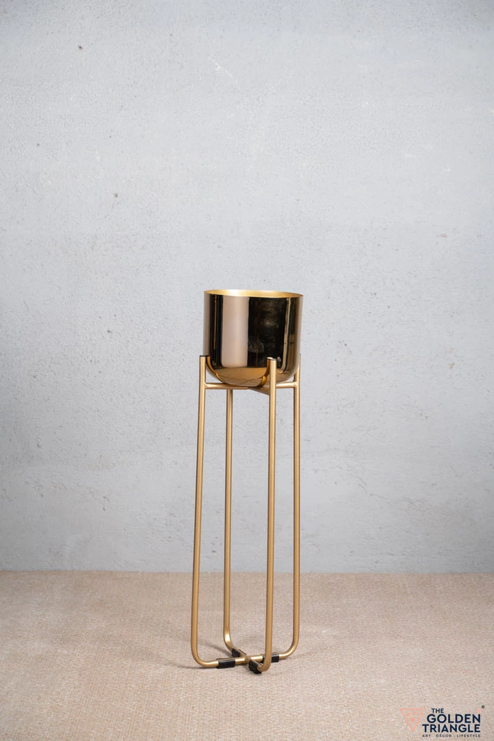 The-Golden-Triangle-India Planters Oakley Metal Planter - Gold 8 The-Golden-Triangle-India Planters Oakley Metal Planter - Gold