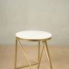 The-Golden-Triangle-India Furniture Arlo Side Table - White