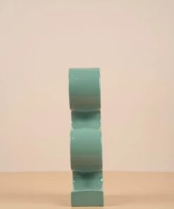 The Golden Triangle India Vases Lombard Candle Stand - Gray