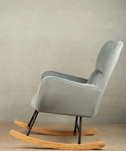 The Golden Triangle India Zeus Rocking Chair - Gray Furniture 12 The Golden Triangle India Zeus Rocking Chair - Gray Furniture