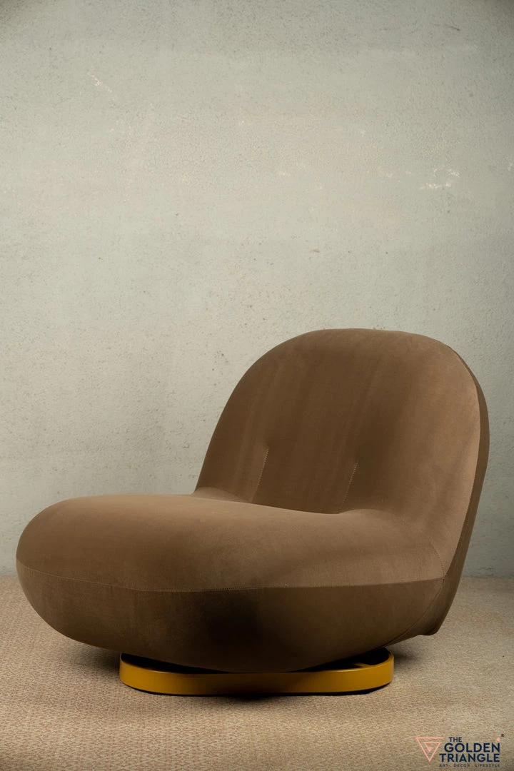 The-Golden-Triangle-India Otis Swivel Lounger - Brown Furniture 8 The-Golden-Triangle-India Otis Swivel Lounger - Brown Furniture