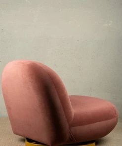 The-Golden-Triangle-India Furniture Otis Swivel Lounger - Blush Pink 10 The-Golden-Triangle-India Furniture Otis Swivel Lounger - Blush Pink