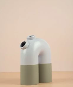 The Golden Triangle India Pipe Vase - Lavender